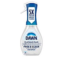 Dawn Free & Clear Powerwash Dish Spray Dish Soap Pear Scent - 16 Oz