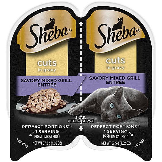 Sheba Mixed Grill Wet Cat Food - 2.64 Oz