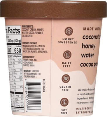 Fronen Ice Cream Chocolate Non Dairy - 16 OZ - Image 5