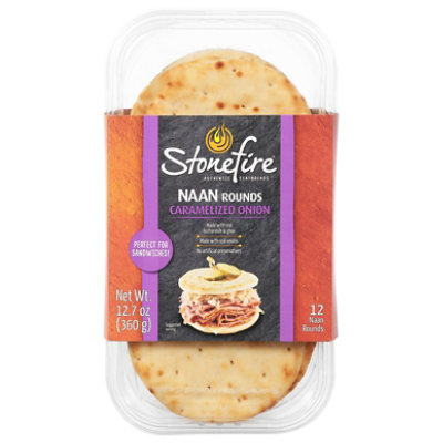 Stonefire Caramelized Onion Naan Rounds - 12.7 Oz - Image 3