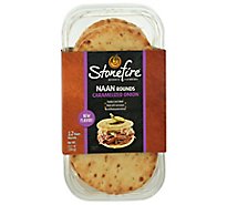Stonefire Caramelized Onion Naan Rounds - 12.7 Oz