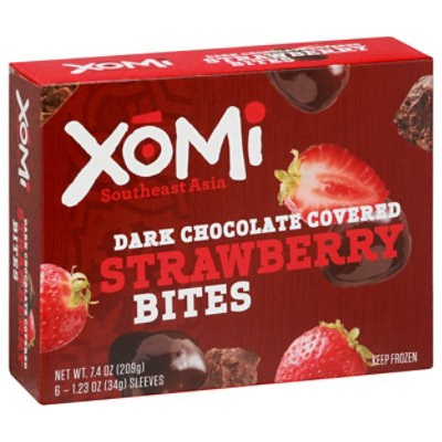 Xomi Chocolate Strawberry Bites - 7.4 OZ - Image 1