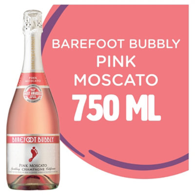 Barefoot Bubbly Pink Moscato Champagne Sparkling Wine - 750 Ml - Image 1