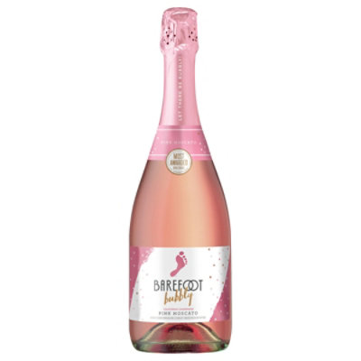 Barefoot Bubbly Pink Moscato Champagne Sparkling Wine - 750 Ml