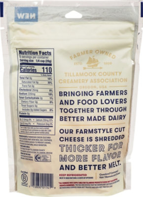 Tillamook Farmstyle Fine Cut Parmesan Shredded Cheese - 5.5 Oz - Image 6