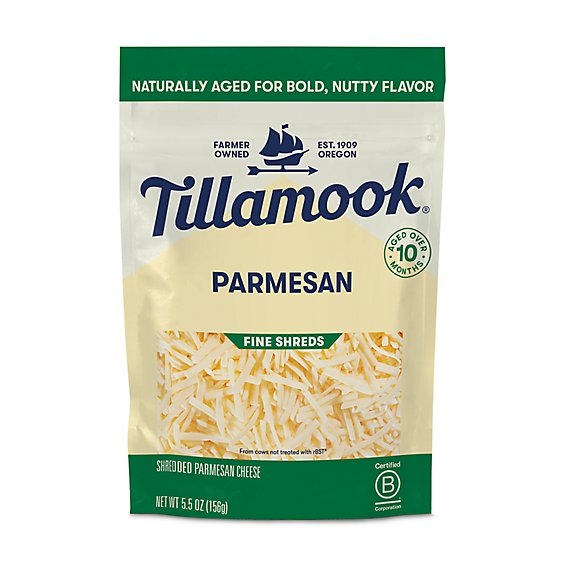 Tillamook Farmstyle Fine Cut Parmesan Shredded Cheese - 5.5 Oz