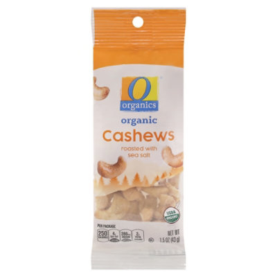 O Organics Cashew Roasted W/sea Salt - 1.5 OZ