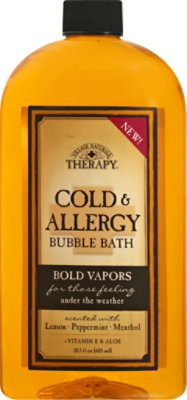 Village Naturals Cold Allergy Bubble Bath Bold Vapors - 20 Fl. Oz. - Image 2