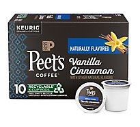 Peet's Coffee Vanilla Cinnamon K Cup Pods - 10 Count