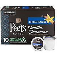 Peet's Coffee Vanilla Cinnamon K Cup Pods - 10 Count - Image 1