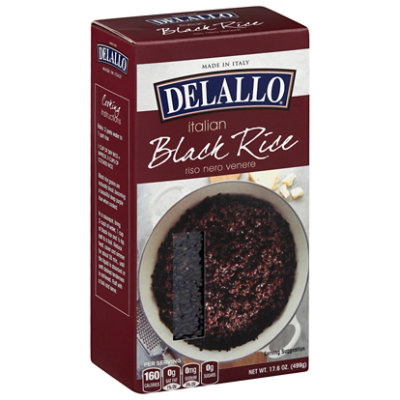 DeLallo Rice Black - 17.6 Oz - Image 1