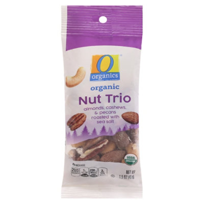 O Organics Nut Trio Roasted W/sea Salt - 1.5 OZ - Image 4