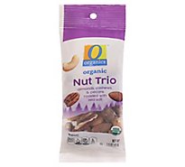 O Organics Nut Trio Roasted W/sea Salt - 1.5 OZ