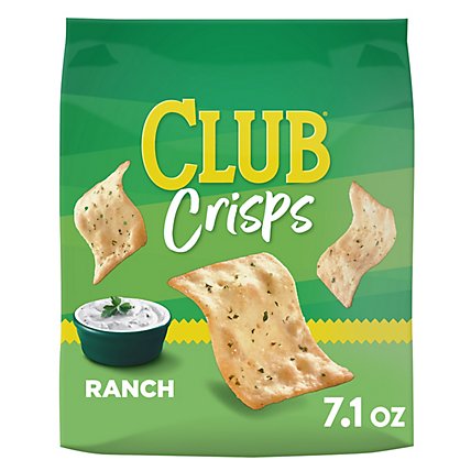 Club Cracker Crisps Baked Snacks Ranch - 7.1 Oz - Image 2
