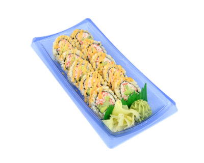 ZENSHI Sushi Spicy California Roll Special Brown Rice - 8 Oz (Available After 11 AM) - Image 1