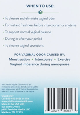 Ph-d Instant Vaginal Odor Rinse With Boric Acid - 3 FZ - Image 5