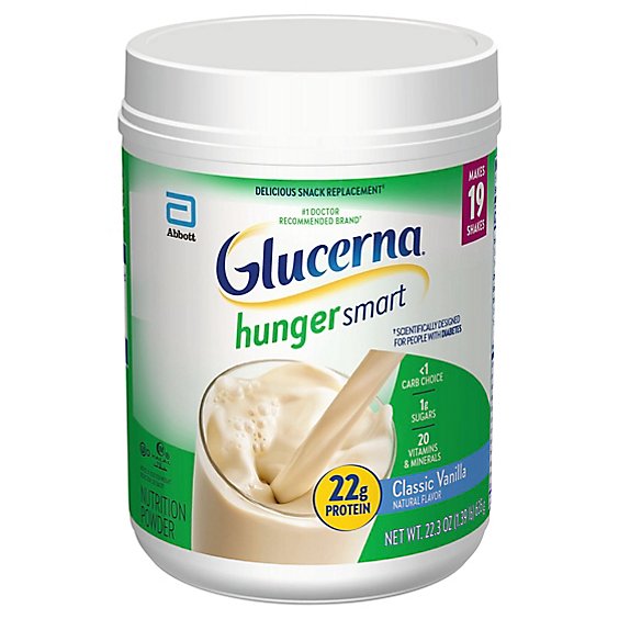 Glucerna Hunger Smart Vanilla Powder - 1.4 LB