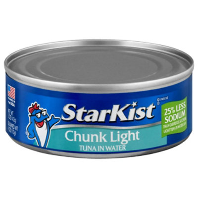 Starkist Chunk Light Tuna In Water 25% Less Sodium - 5 OZ - Image 2