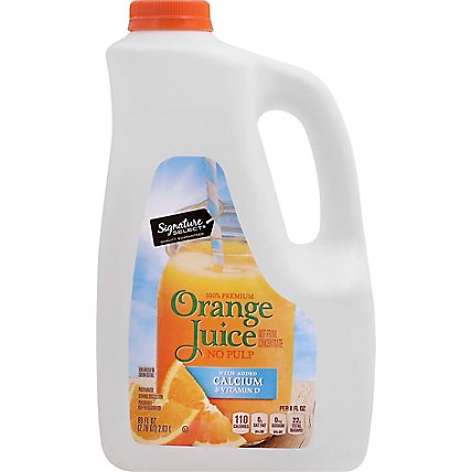 Signature Select Orange Juice No Pulp W/Calcium - 89 Fl. Oz. - Image 2