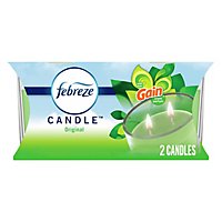 Febreze Candle With Gain Original Scent Pack - 2-3.1 Oz - Image 1