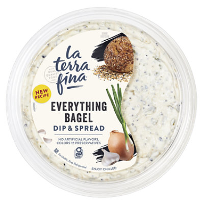 La Terra Fina Everything Bagel Dip And Spread - 10 Oz - Image 1