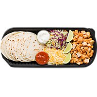 Chicken Taco Kit Family Size Self Service Cold - EA - Image 1