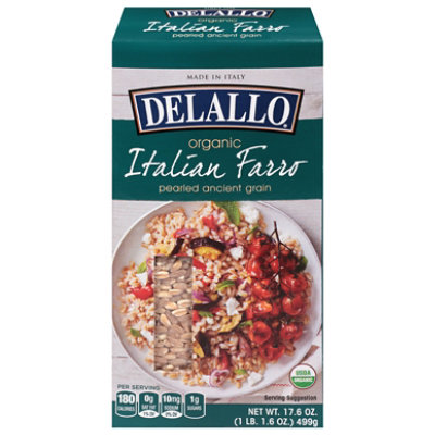 DeLallo Organic Farro Pearled - 17.6 Oz - Image 3