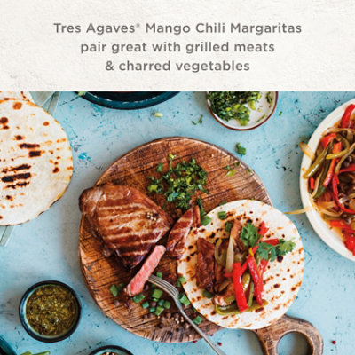Tres Agaves Organic Mango Chili Margarita Mix Bottle - 1 Liter - Image 2
