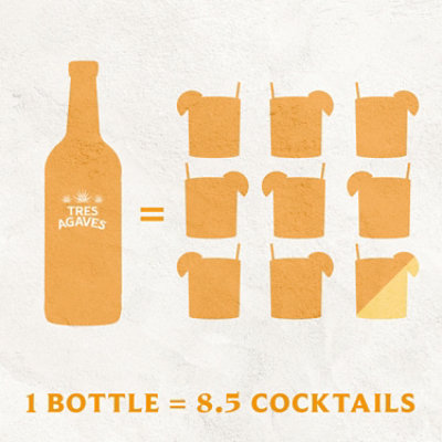 Tres Agaves Organic Mango Chili Margarita Mix Bottle - 1 Liter - Image 5