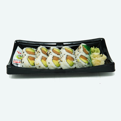 Samurai Sushi Salmon Avocado Roll 10 Ct - 6.96 OZ - Image 1