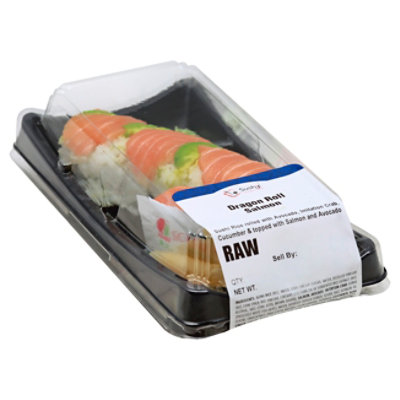 Sushic Dragon Roll Salmon* - 10 Count (Available After 11 AM) - Image 1