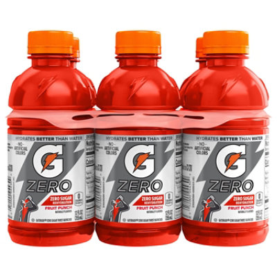Gatorade G Zero Sugar Thirst Quencher Fruit Punch Naturally