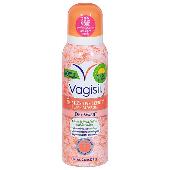 Vagisil Dry Wash Peach Blossom - 2.6 OZ
