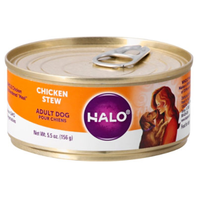 Halo Dog Food Chicken Stew 5.5 OZ Star Market