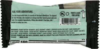 Kate's Real Food Dark Chocolate Mint Bar - 2.2 Oz - Image 6