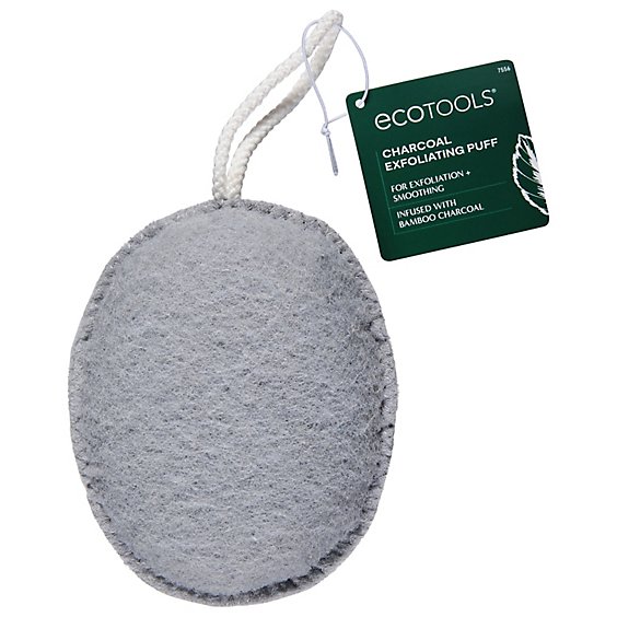 EcoTools Exfoliating Puff Charcoal - Each