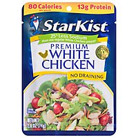Starkist 2.6oz White Chicken 25% Less Sodium Pouch - 2.6 OZ - Image 1