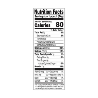Starkist 2.6oz White Chicken 25% Less Sodium Pouch - 2.6 OZ - Image 3
