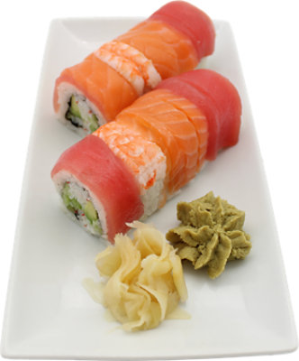 Yummi Sushi Rainbow Roll* - 10 Count (Available After 11 AM) - Image 1