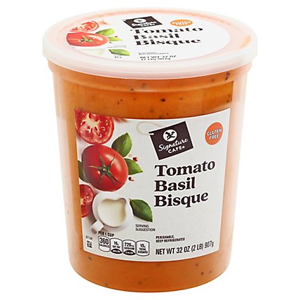 Signature Cafe Tomato Basil Bisque Soup - 32 OZ - Image 1