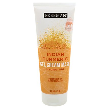 Freeman Gel Cream Mask Indian Turmeric Hydrating - Each - Image 1