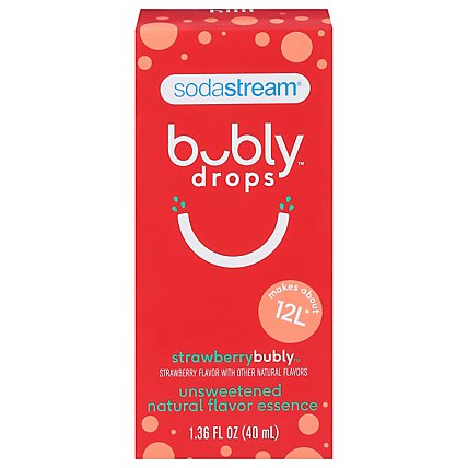 Sodastream Bubly Drops Unswt Strawberry - 40 ML - Image 2