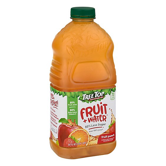 Tree Top Fruit & Water Fruit Punch Juice - 64 FZ