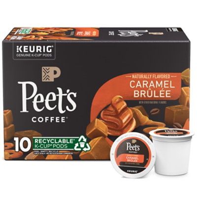 Peet's Coffee Caramel Brulee K Cup Pods - 10 Count - Image 1