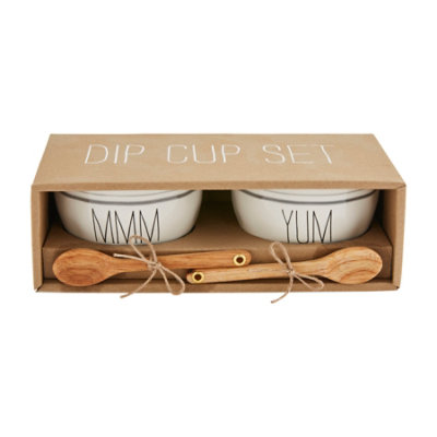 Mud Pie Yumm Dip Cup Set - EA