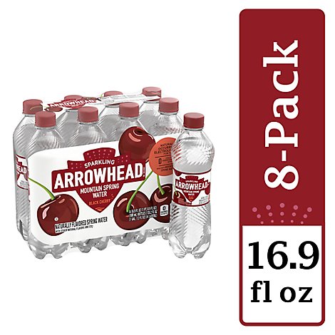Arrowhead Sparkling Water Blk Cherry - 8-16.9 FZ