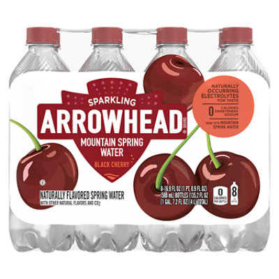 Arrowhead Sparkling Water Blk Cherry - 8-16.9 FZ