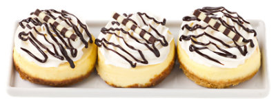 Mini Vanilla Cheesecake with Drizzle 3 Count - Each - Image 1