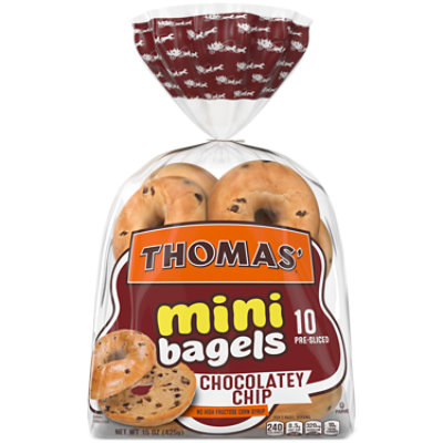 Thomas' Chocolatey Chip Mini Bagels - 15 Oz - Image 2