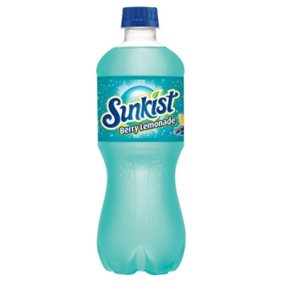 Sunkist Berry Lemonade Soda Bottle - 20 Fl. Oz.